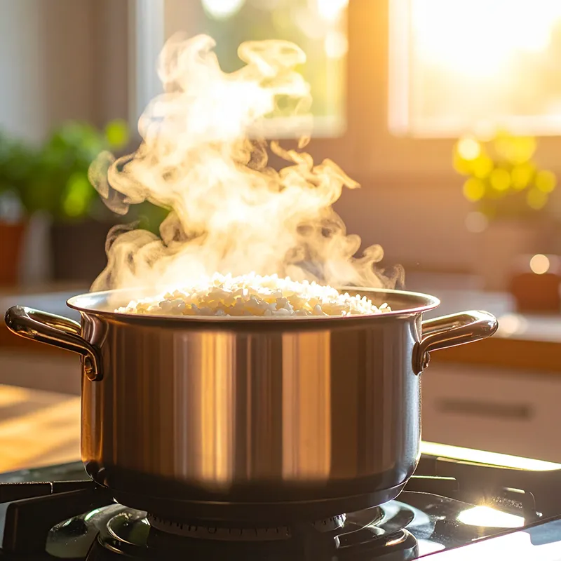 Arroz cocinado